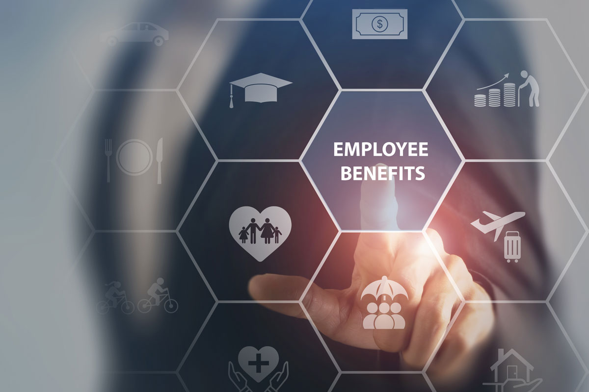 hand holding employee benefits in McAllen